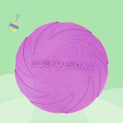 Soft Flexible Rubber Flying Disc for Dogs 4 Colors Foldable Interactive Pet Toy Training Supplies S M L Sizes