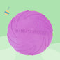 Soft Flexible Rubber Flying Disc for Dogs 4 Colors Foldable Interactive Pet Toy Training Supplies S M L Sizes