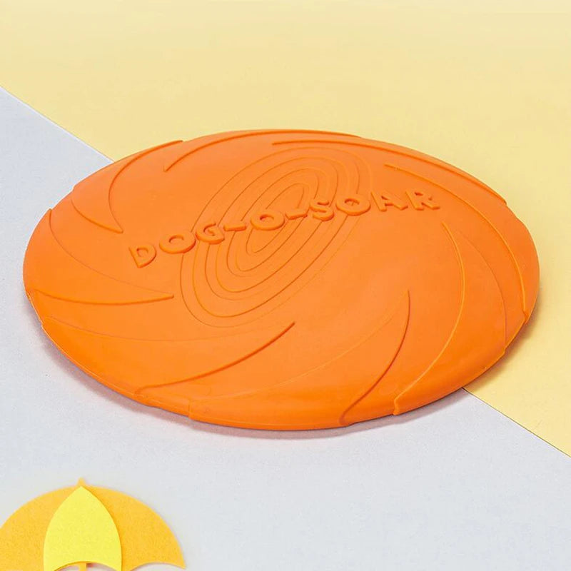 Soft Flexible Rubber Flying Disc for Dogs 4 Colors Foldable Interactive Pet Toy Training Supplies S M L Sizes