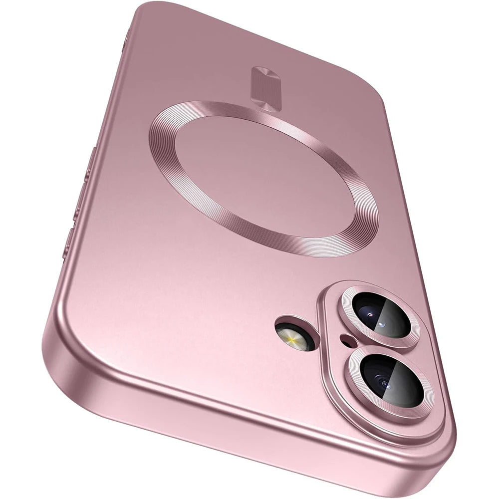 Magsafe Compatible Wireless Charge Phone Case for iPhone 16/15/14/13/12/11 pro Max plus - Magnetic Shockproof Silicone Cover with Camera Protection