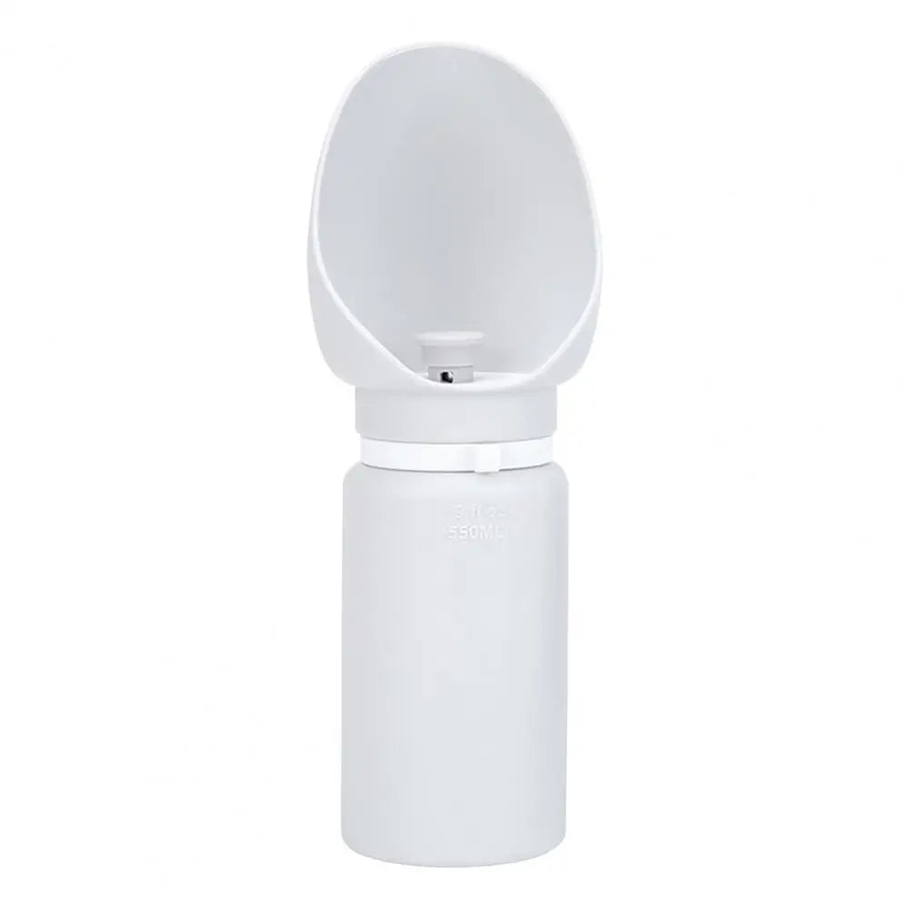 Collapsible Portable Travel Dog Water Bottle with Food Storage Universal Plastic Dog Feeder for Walking