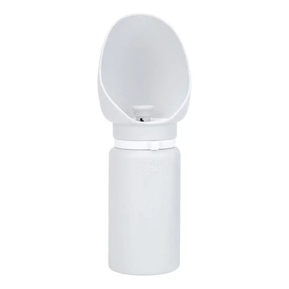 Collapsible Portable Travel Dog Water Bottle with Food Storage Universal Plastic Dog Feeder for Walking